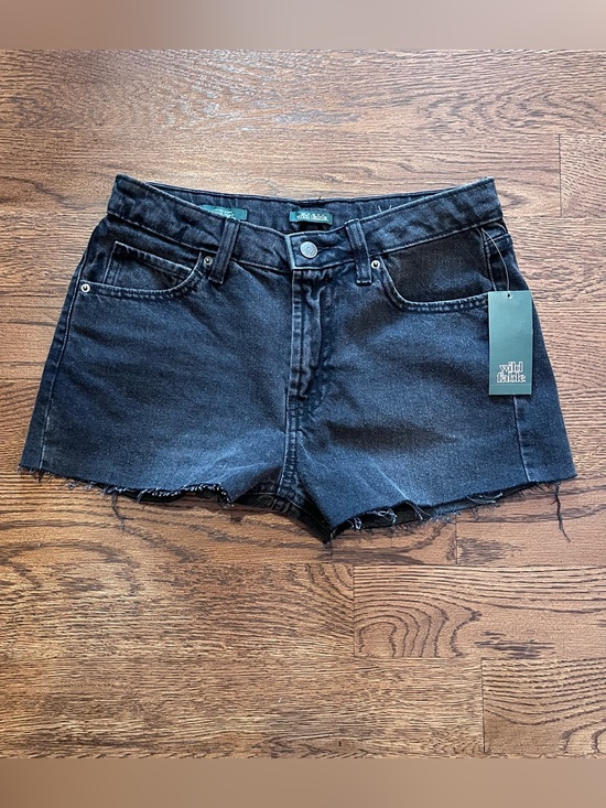 wild fable Pants - ⭐wild fable Black Raw Hem high rise jean Shorts